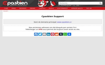 Cpasbien-support